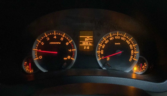 2014 Maruti Swift Dzire VXI, Petrol, Manual, 58,375 km, Odometer Image