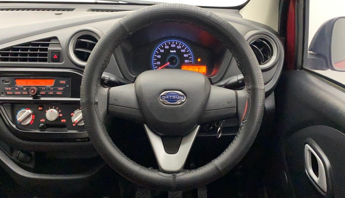 2019 Datsun Redi Go T (O), Petrol, Manual, 24,502 km, Steering Wheel Close Up
