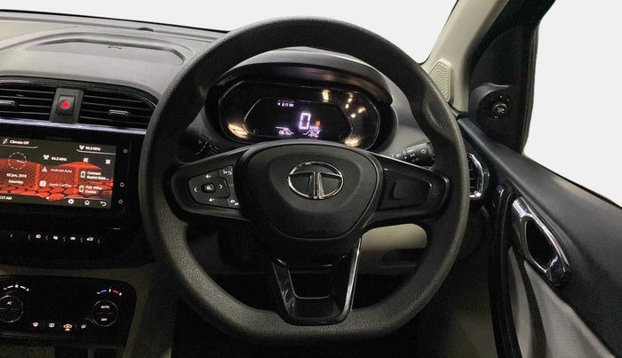 2022 Tata TIGOR XZ PLUS CNG DUAL TONE, CNG, Manual, 13,590 km, Steering Wheel Close Up