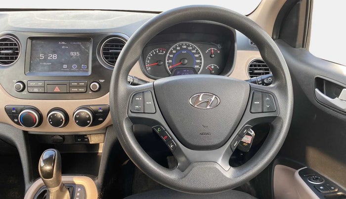 2017 Hyundai Grand i10 SPORTZ (O) AT 1.2 KAPPA VTVT, Petrol, Automatic, 31,003 km, Steering Wheel Close Up