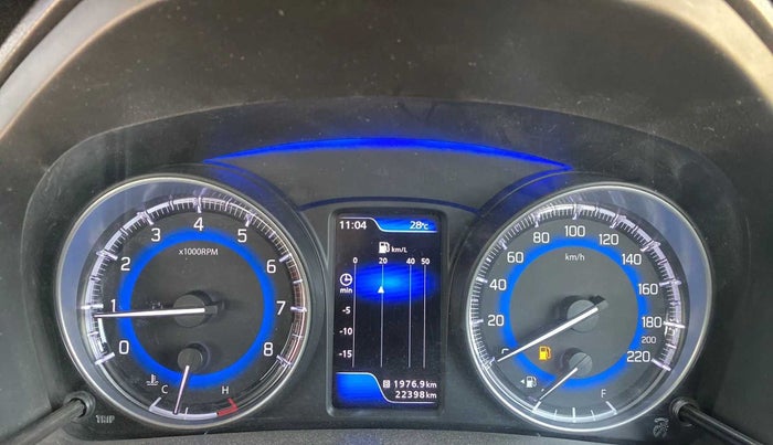 2021 Toyota Glanza V, Petrol, Manual, 22,352 km, Odometer Image