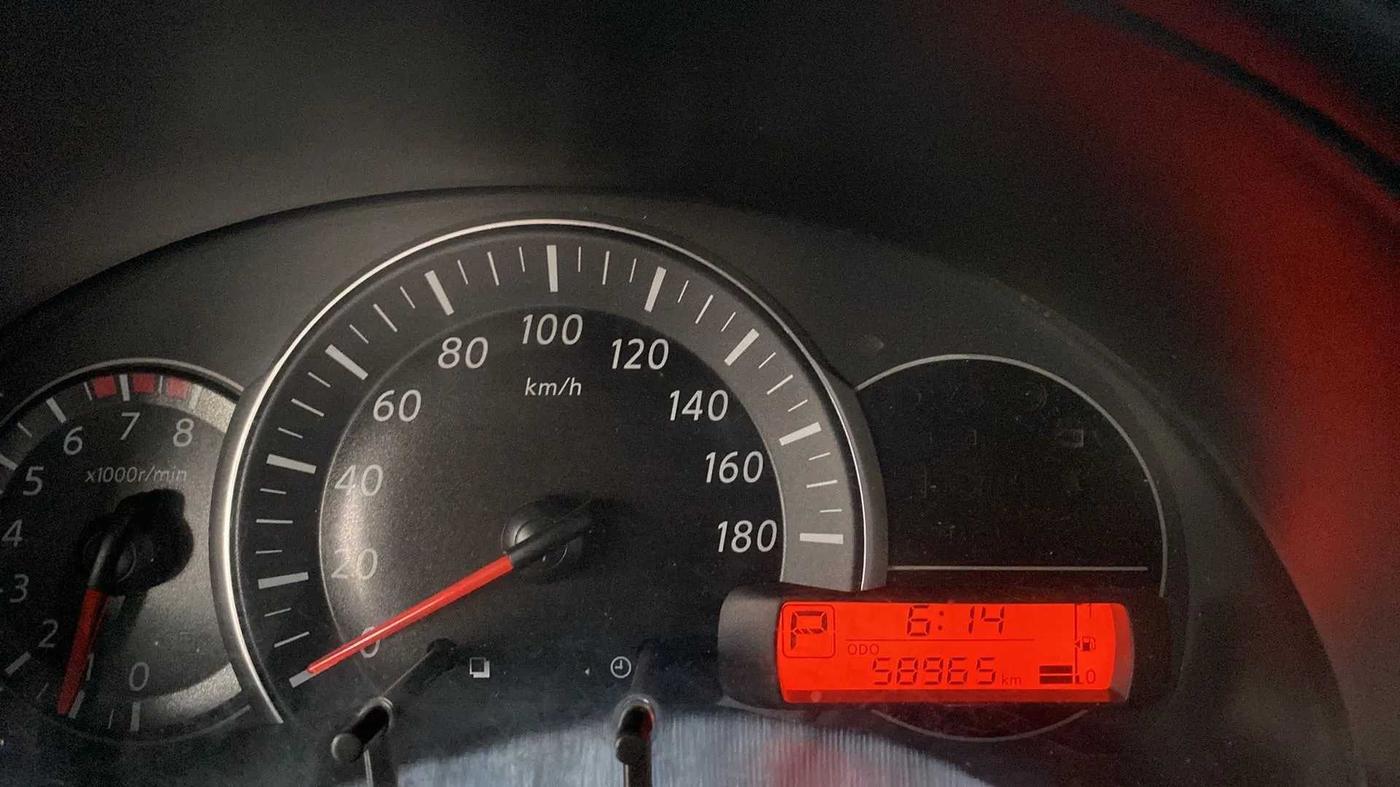 2019 Nissan Micra XV CVT, Petrol, Automatic, 58,956 km, Odometer Image