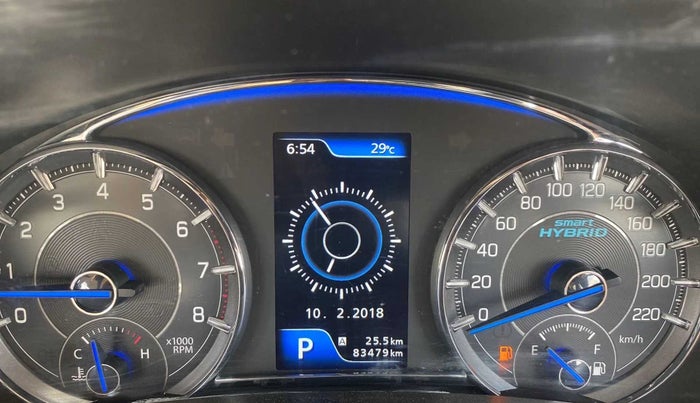 2019 Maruti Ciaz ALPHA  AT 1.5 SHVS PETROL, Petrol, Automatic, 83,454 km, Odometer Image