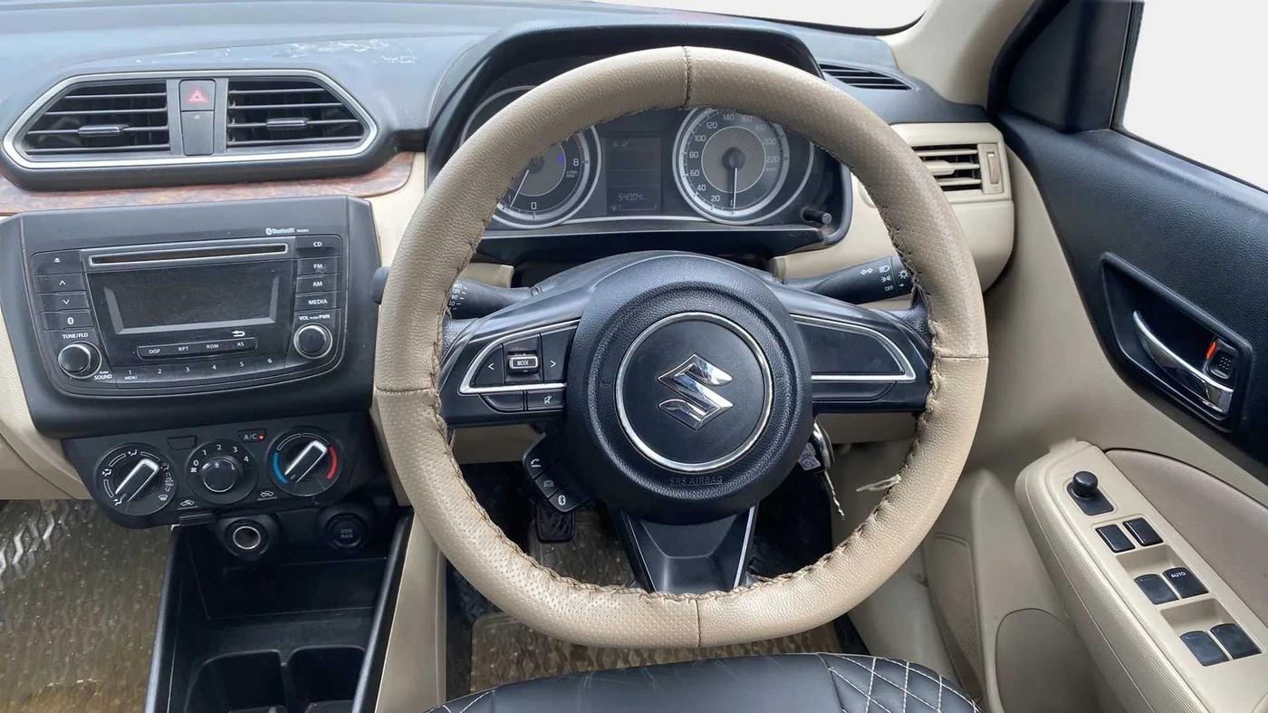 2018 Maruti Dzire VXI, Petrol, Manual, 53,997 km, Steering Wheel Close Up