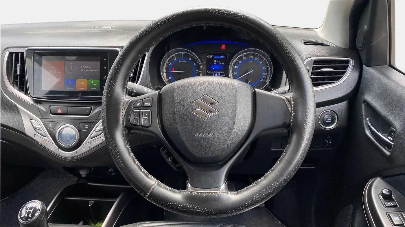 2020 Maruti Baleno ZETA PETROL 1.2, Petrol, Manual, 34,007 km, Steering Wheel Close Up