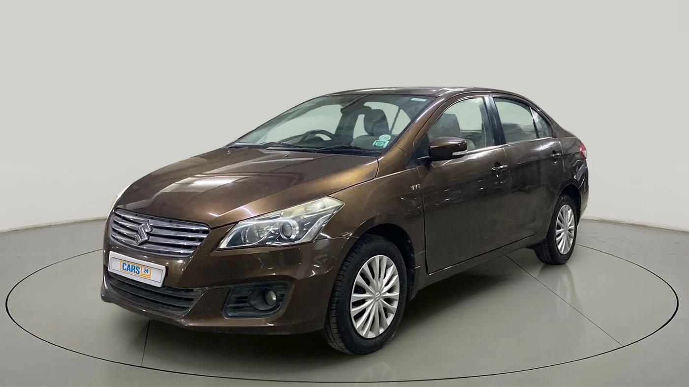 2015 Maruti Ciaz VXI+, Petrol, Manual, 40,264 km, Left Front Diagonal
