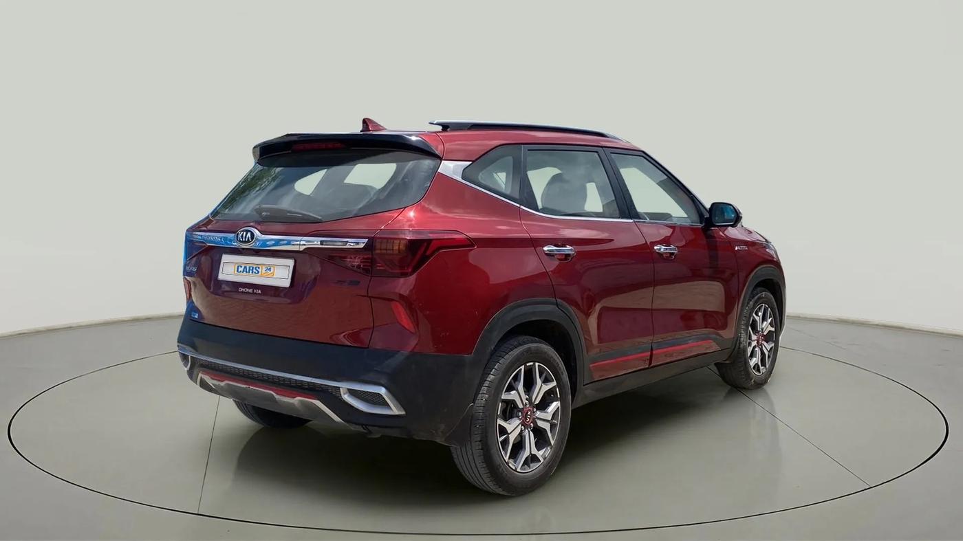 2019 KIA SELTOS GTX PLUS AT 1.5 DIESEL, Diesel, Automatic, 29,720 km, Right Back Diagonal
