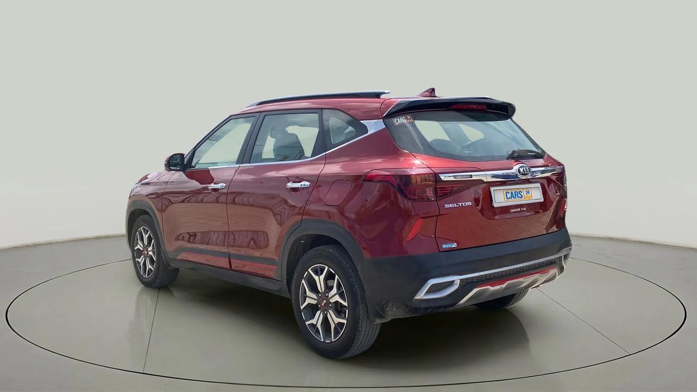 2019 KIA SELTOS GTX PLUS AT 1.5 DIESEL, Diesel, Automatic, 29,720 km, Left Back Diagonal