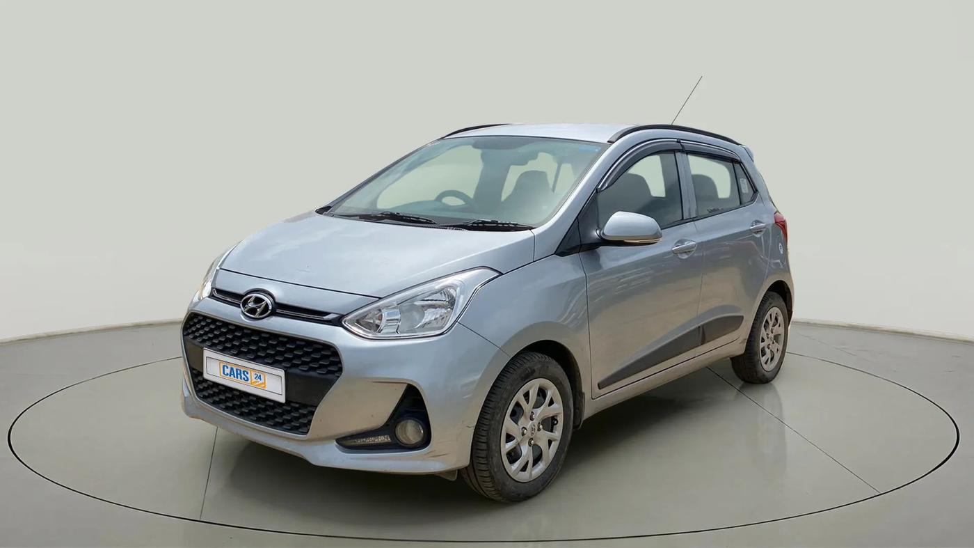 2020 Hyundai Grand i10 SPORTZ 1.2 KAPPA VTVT, Petrol, Manual, 39,717 km, Left Front Diagonal