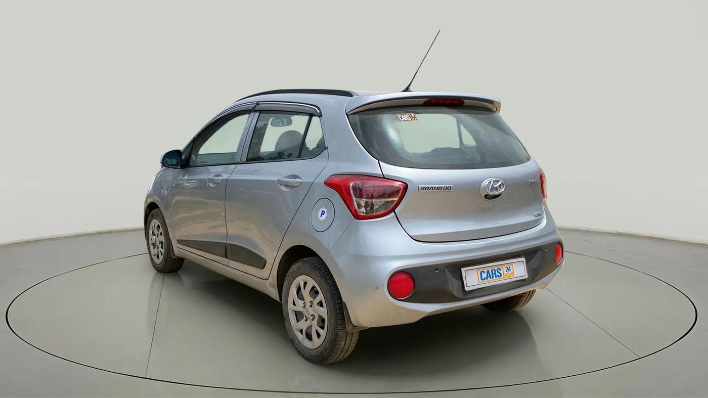 2020 Hyundai Grand i10 SPORTZ 1.2 KAPPA VTVT, Petrol, Manual, 39,717 km, Left Back Diagonal