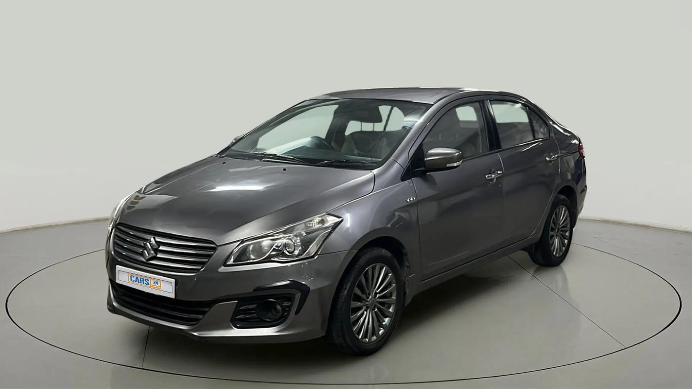 2016 Maruti Ciaz ZXI+ AT, Petrol, Automatic, 64,811 km, Left Front Diagonal