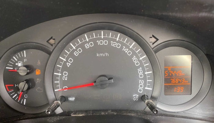 2017 Maruti Swift LXI (O), Petrol, Manual, 76,855 km, Odometer Image