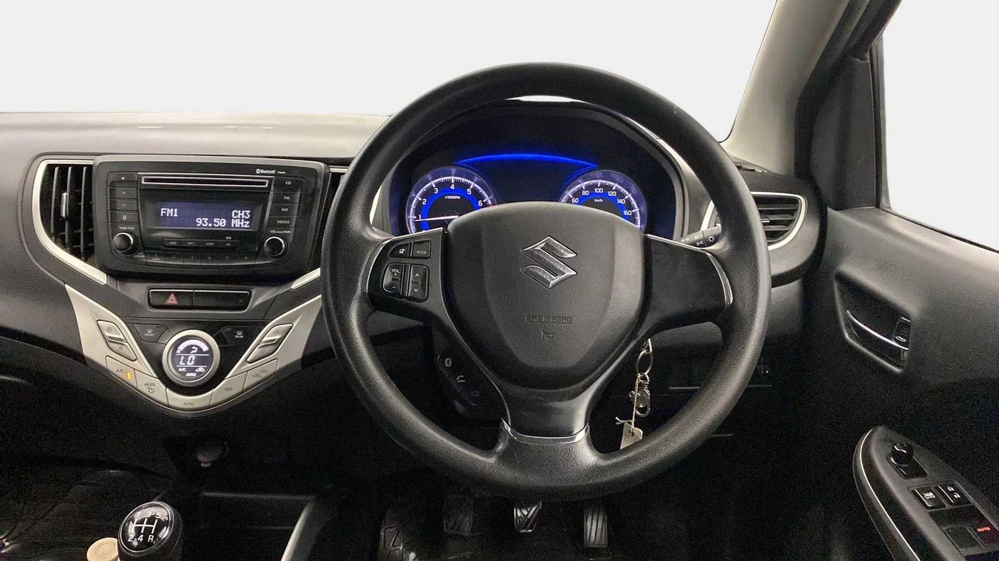 2017 Maruti Baleno DELTA PETROL 1.2, Petrol, Manual, 63,159 km, Steering Wheel Close Up