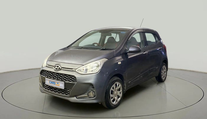 2017 Hyundai Grand i10 SPORTZ 1.2 KAPPA VTVT, Petrol, Manual, 39,088 km, Left Front Diagonal