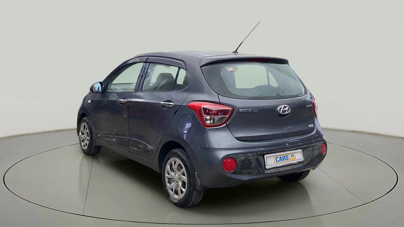 2017 Hyundai Grand i10 SPORTZ 1.2 KAPPA VTVT, Petrol, Manual, 39,088 km, Left Back Diagonal