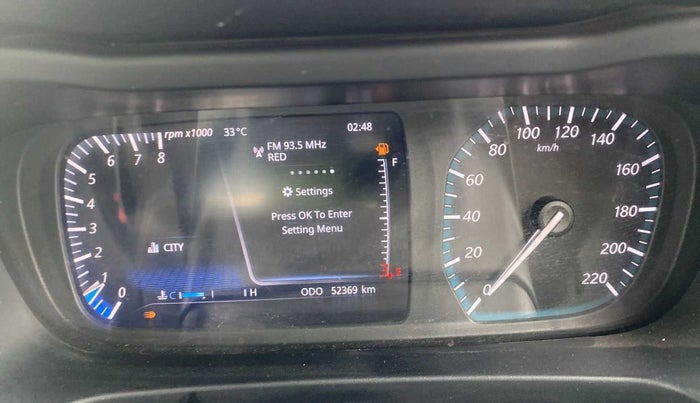 2021 Tata ALTROZ XZ PETROL, Petrol, Manual, 52,443 km, Odometer Image
