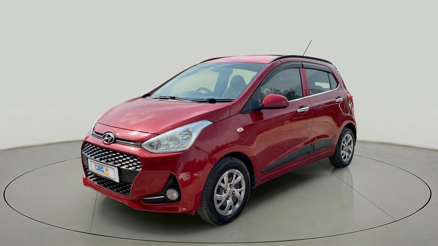 2017 Hyundai Grand i10 SPORTZ 1.2 KAPPA VTVT, CNG, Manual, 87,677 km, Left Front Diagonal