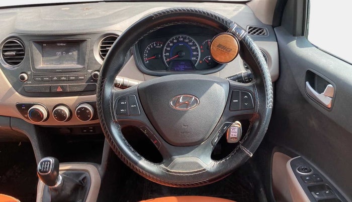 2017 Hyundai Grand i10 SPORTZ 1.2 KAPPA VTVT, CNG, Manual, 87,677 km, Steering Wheel Close Up
