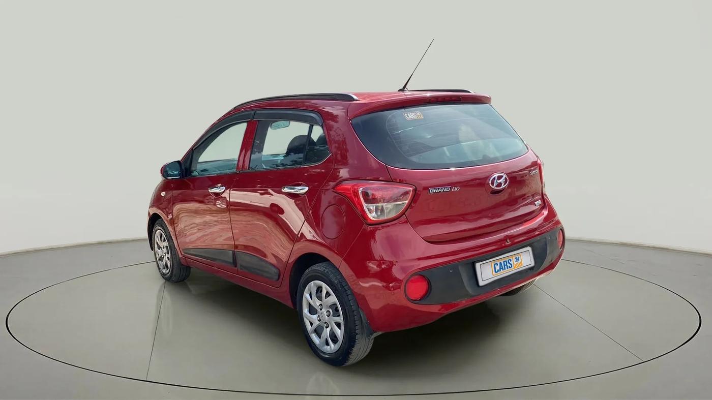 2017 Hyundai Grand i10 SPORTZ 1.2 KAPPA VTVT, CNG, Manual, 87,677 km, Left Back Diagonal