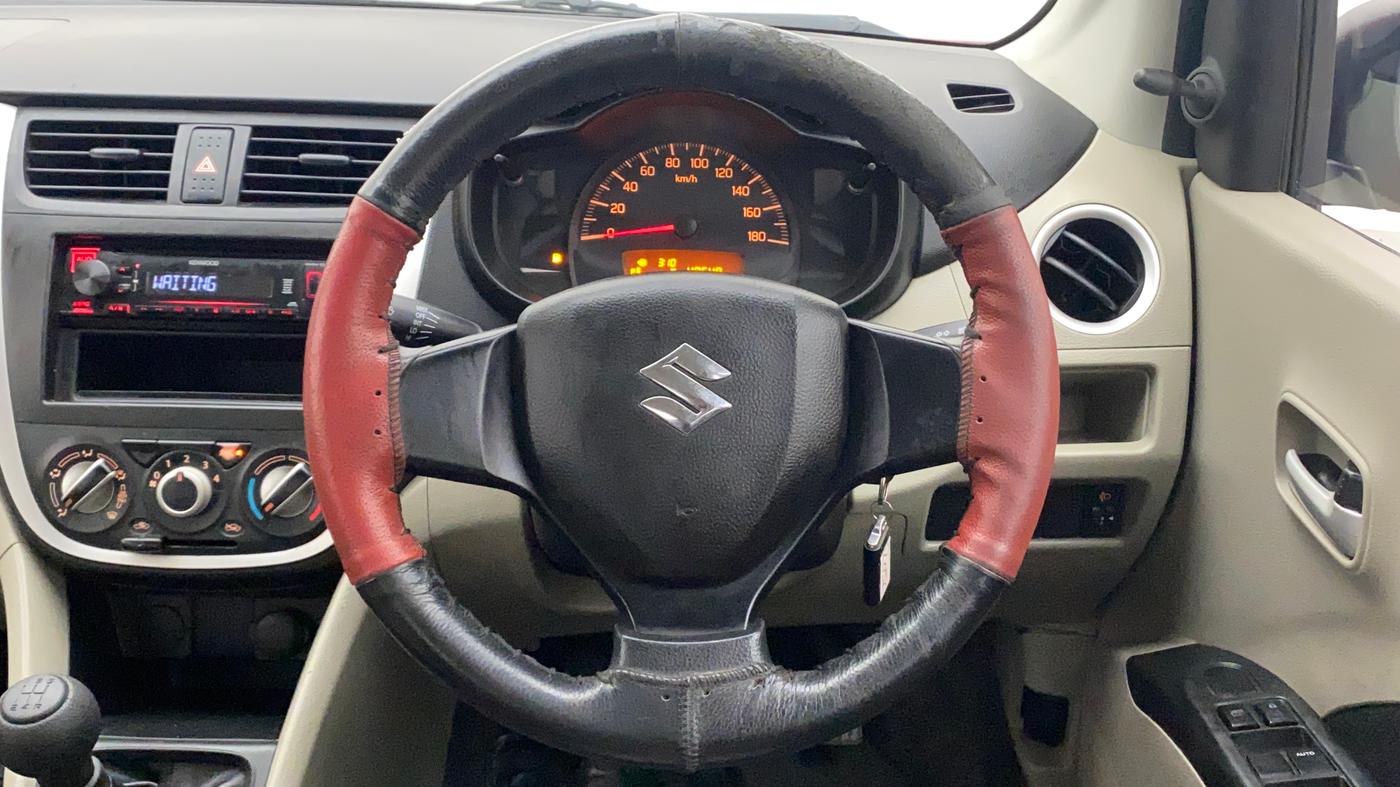 2015 Maruti Celerio VXI, Petrol, Manual, 49,721 km, Steering Wheel Close Up