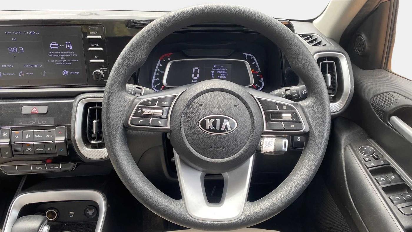 2021 KIA SONET HTK PLUS 1.0 DCT, Petrol, Automatic, 35,983 km, Steering Wheel Close Up