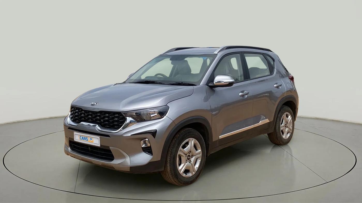 2021 KIA SONET HTK PLUS 1.0 DCT, Petrol, Automatic, 35,983 km, Left Front Diagonal
