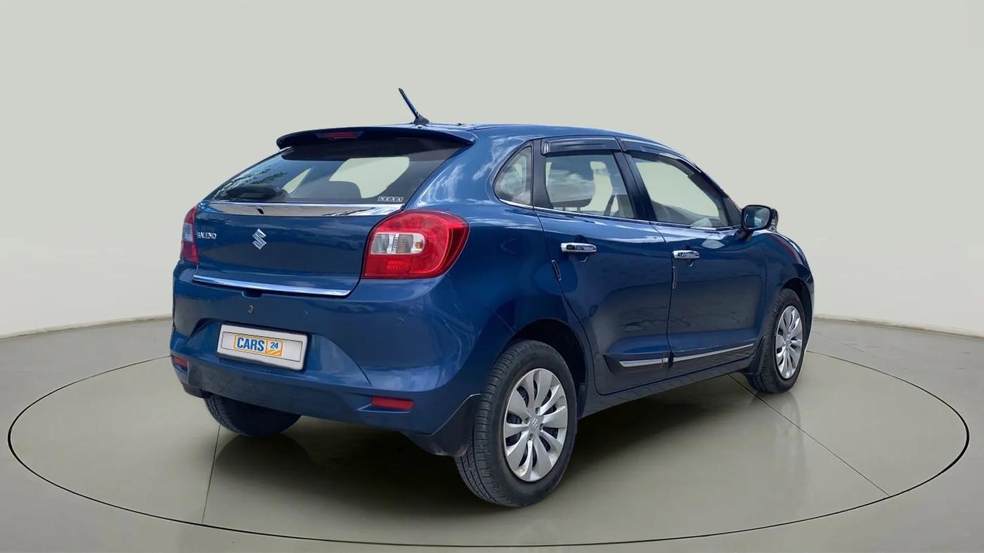 2018 Maruti Baleno DELTA CVT PETROL 1.2, Petrol, Automatic, 46,504 km, Right Back Diagonal