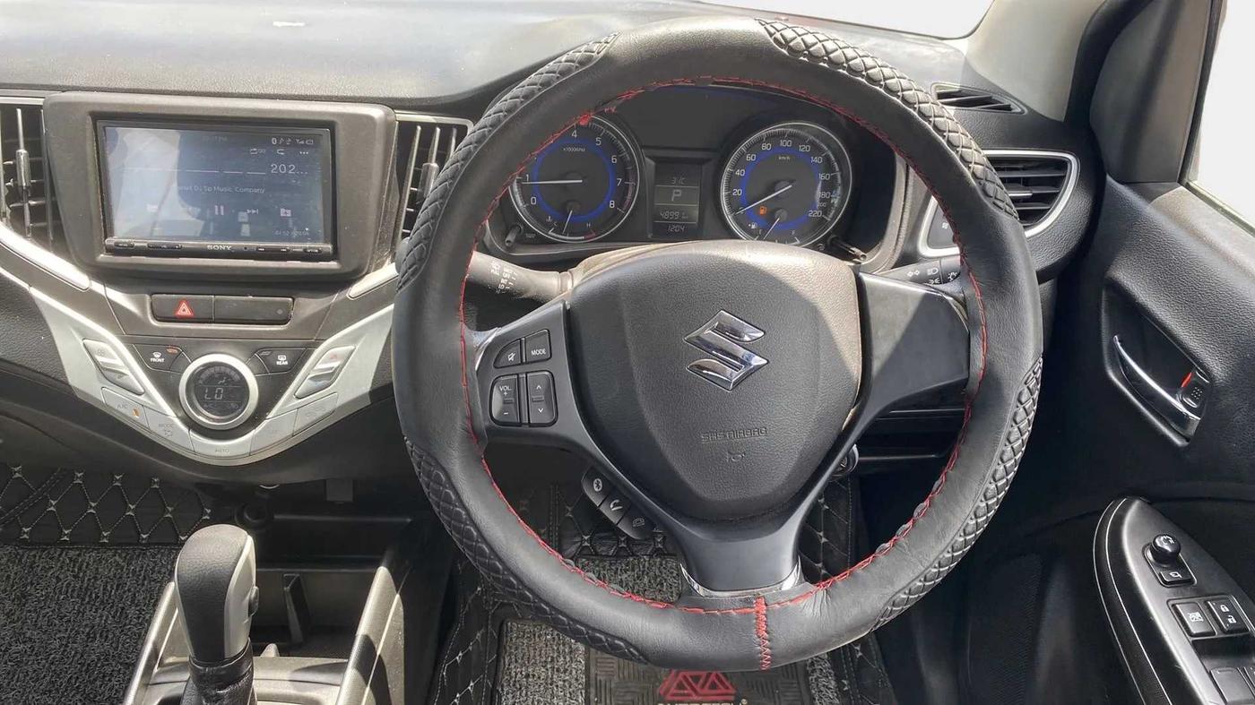 2018 Maruti Baleno DELTA CVT PETROL 1.2, Petrol, Automatic, 46,504 km, Steering Wheel Close Up