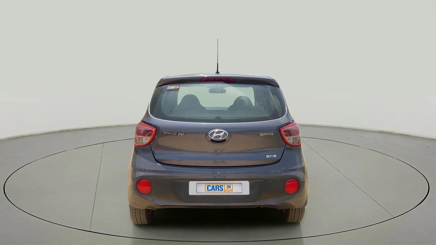 2017 Hyundai Grand i10 SPORTZ 1.2 KAPPA VTVT, Petrol, Manual, 34,719 km, Back/Rear