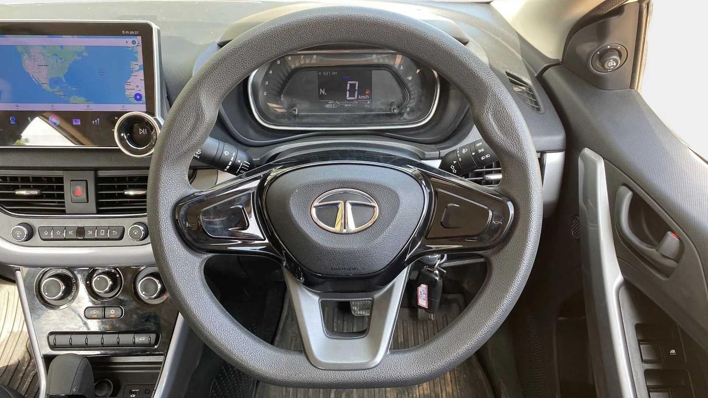 2023 Tata NEXON XMA PETROL, Petrol, Automatic, 4,872 km, Steering Wheel Close Up
