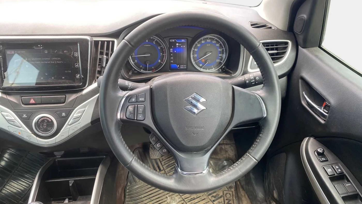 2018 Maruti Baleno ALPHA PETROL 1.2, Petrol, Manual, 13,706 km, Steering Wheel Close Up