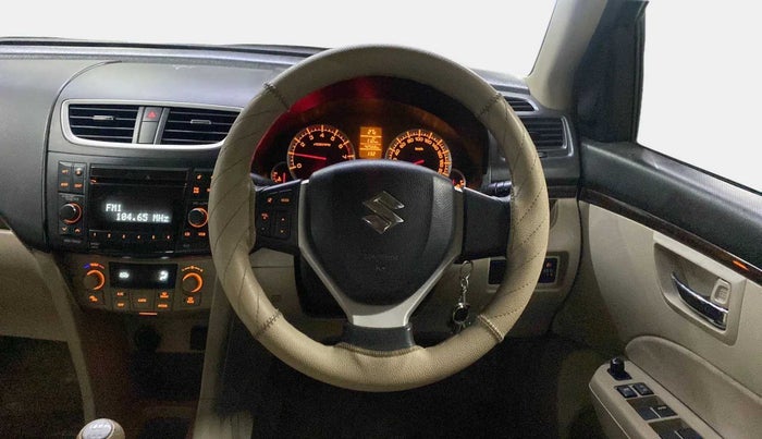 2014 Maruti Swift Dzire ZXI, Petrol, Manual, 42,708 km, Steering Wheel Close Up