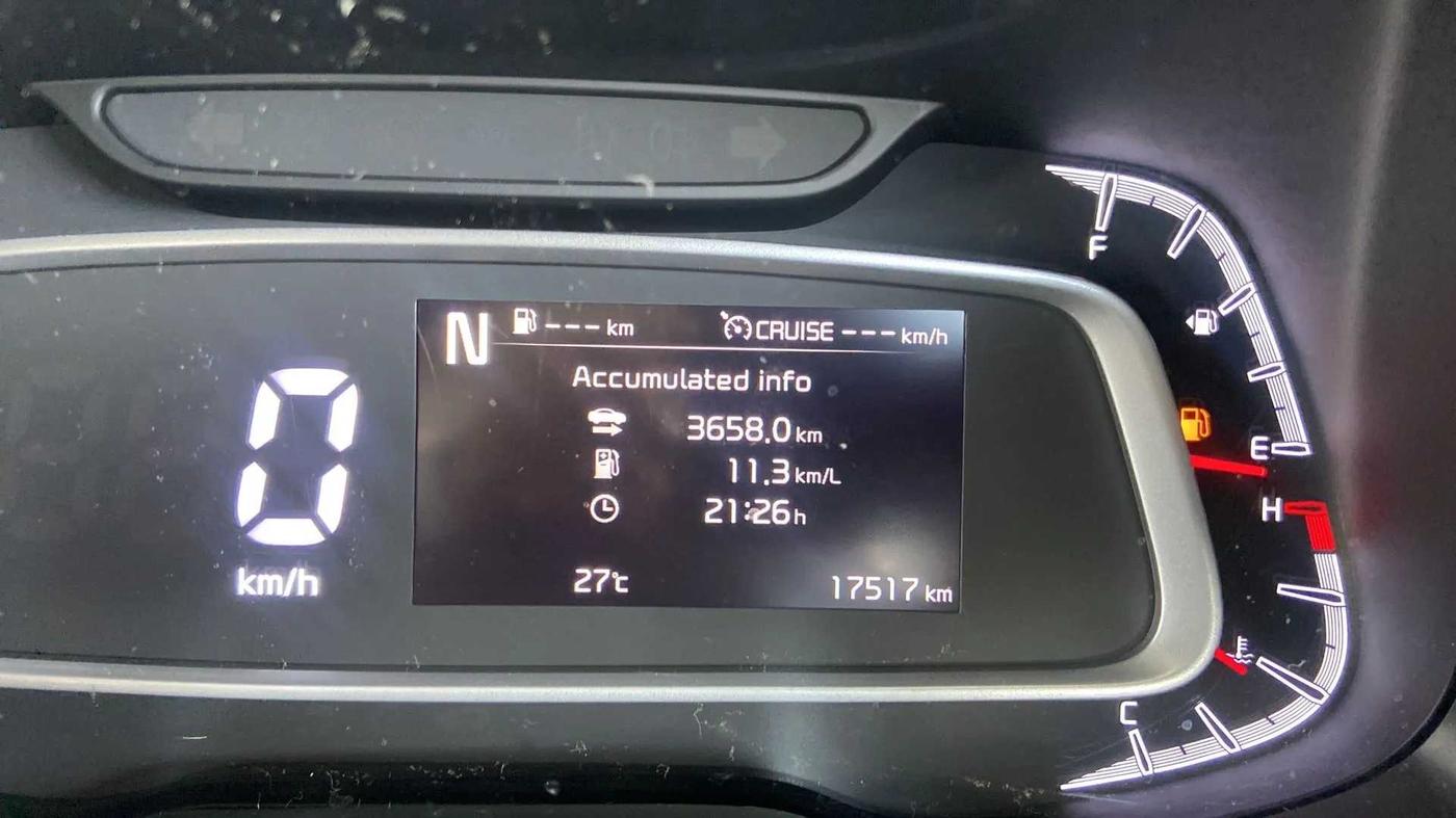 2023 KIA SONET HTX 1.0 IMT, Petrol, Manual, 17,514 km, Odometer Image