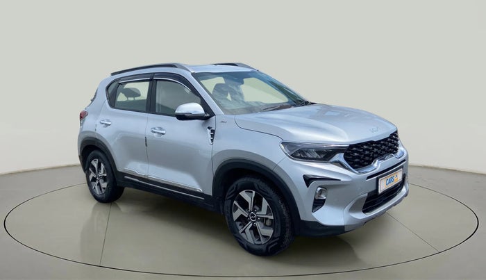 2023 KIA SONET HTX 1.0 IMT, Petrol, Manual, 17,514 km, Right Front Diagonal
