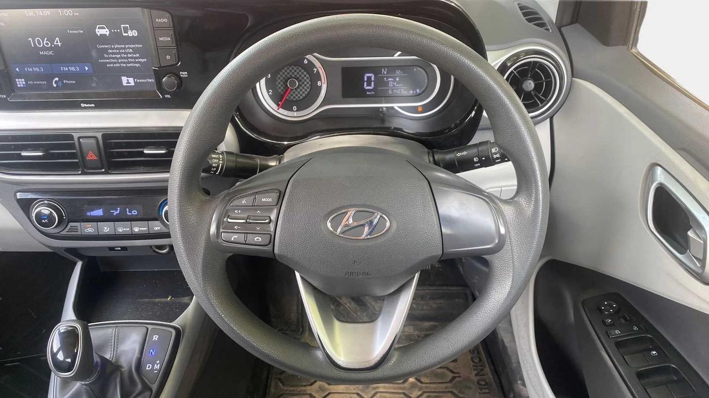 2020 Hyundai GRAND I10 NIOS SPORTZ AMT 1.2 KAPPA VTVT, Petrol, Automatic, 61,410 km, Steering Wheel Close Up