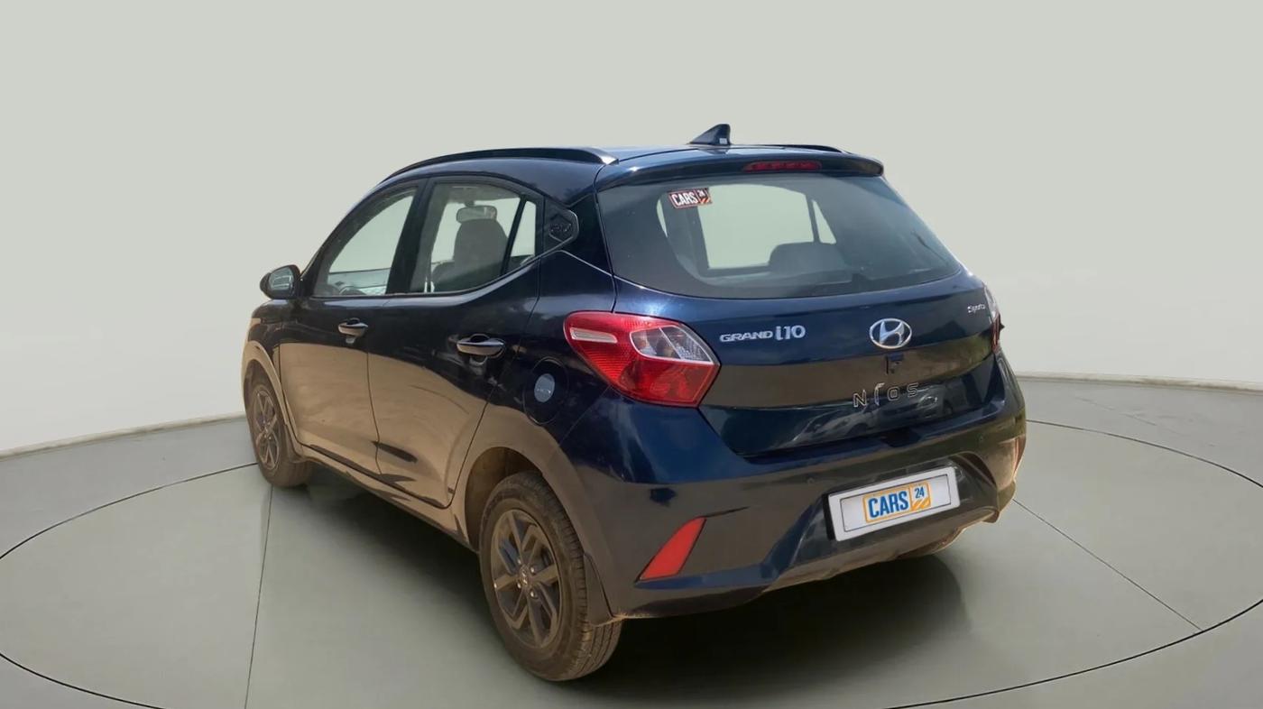 2020 Hyundai GRAND I10 NIOS SPORTZ AMT 1.2 KAPPA VTVT, Petrol, Automatic, 61,410 km, Left Back Diagonal