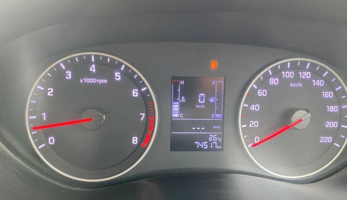 2019 Hyundai Elite i20 SPORTZ PLUS 1.2, Petrol, Manual, 74,594 km, Odometer Image