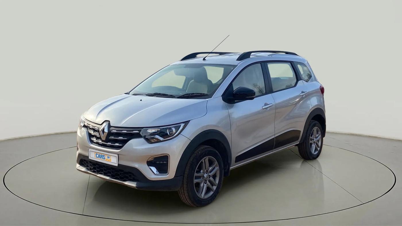 2022 Renault TRIBER RXZ AMT, Petrol, Automatic, 7,636 km, Left Front Diagonal