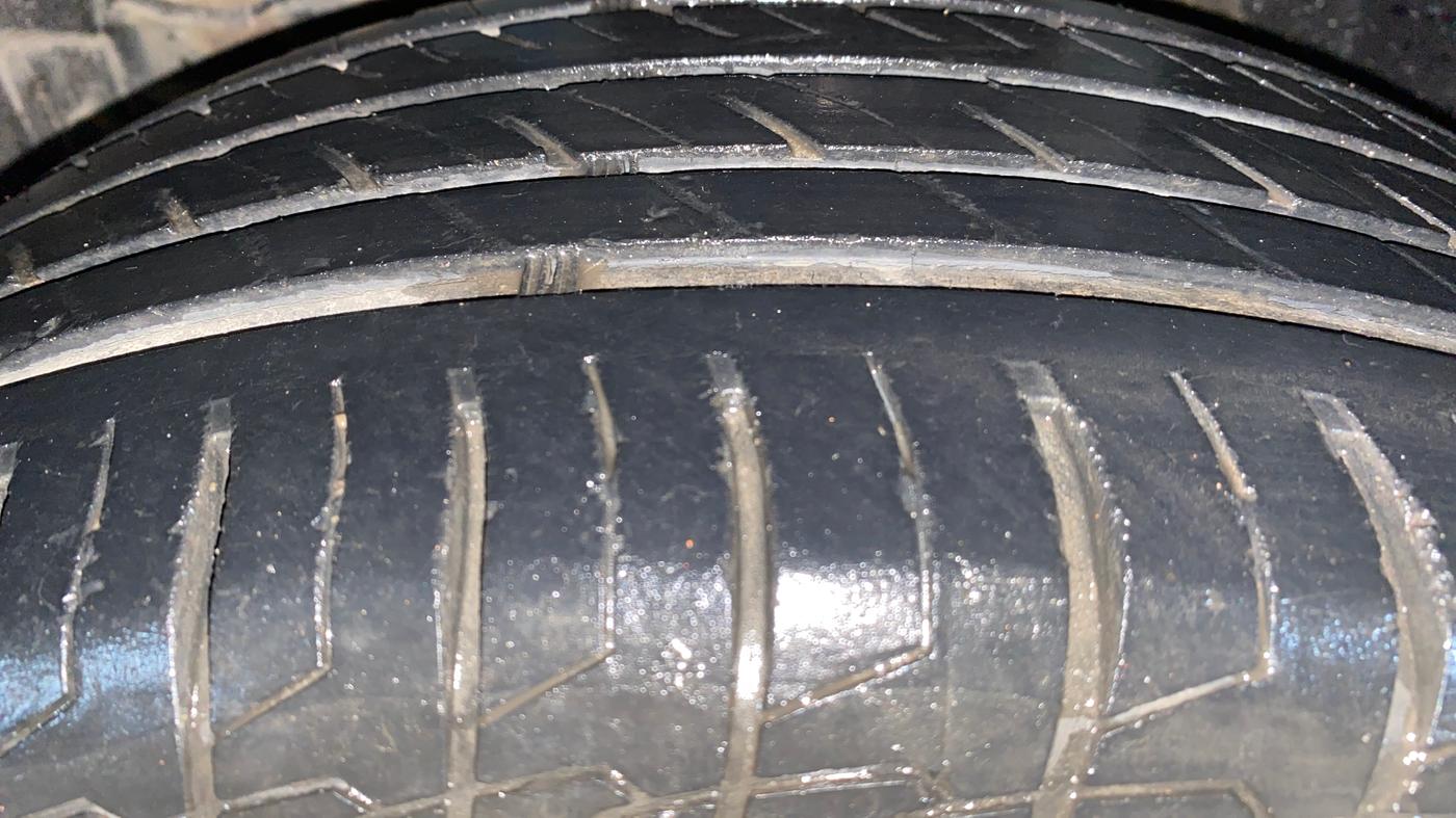 2021 Maruti S Cross SIGMA 1.5, Petrol, Manual, 33,374 km, Left Front Tyre Tread