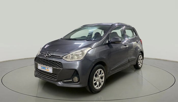 2018 Hyundai Grand i10 SPORTZ 1.2 KAPPA VTVT, CNG, Manual, 78,127 km, Left Front Diagonal