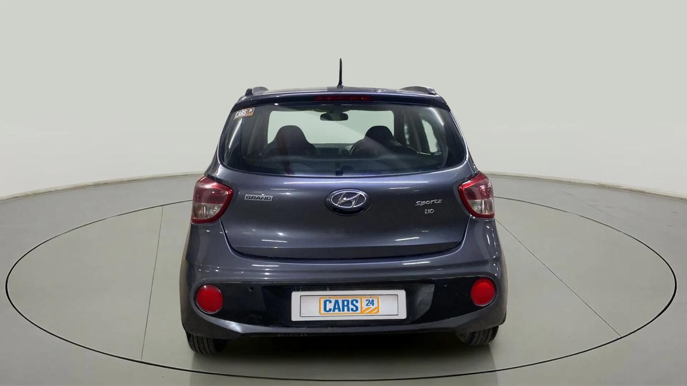 2018 Hyundai Grand i10 SPORTZ 1.2 KAPPA VTVT, CNG, Manual, 78,127 km, Back/Rear