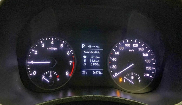 2018 Hyundai Verna 1.6 VTVT SX (O) AT, Petrol, Automatic, 58,177 km, Odometer Image