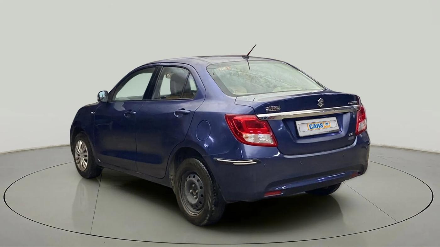 2018 Maruti Dzire VXI AMT, Petrol, Automatic, 1,05,458 km, Left Back Diagonal