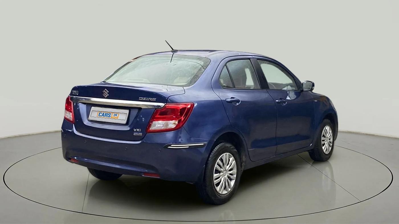 2018 Maruti Dzire VXI AMT, Petrol, Automatic, 1,05,458 km, Right Back Diagonal