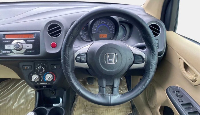 2015 Honda Brio S MT, Petrol, Manual, 47,482 km, Steering Wheel Close Up
