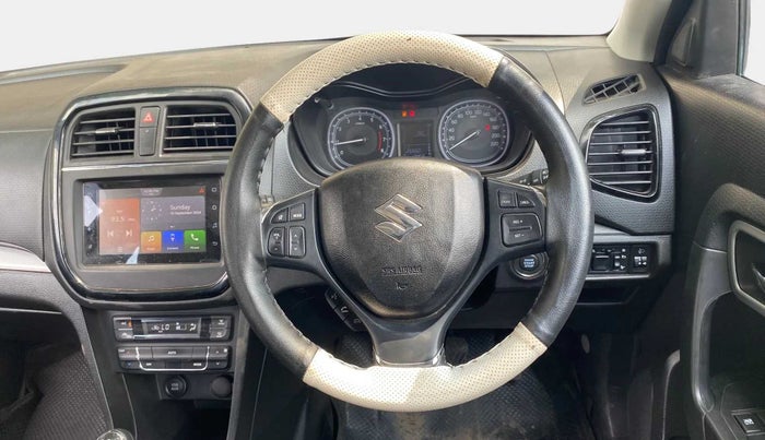 2021 Maruti Vitara Brezza ZXI PLUS DUAL TONE, Petrol, Manual, 17,047 km, Steering Wheel Close Up