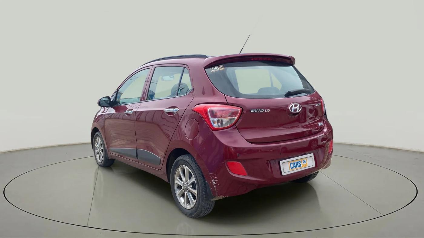 2016 Hyundai Grand i10 ASTA (O) 1.2 KAPPA VTVT, Petrol, Manual, 40,286 km, Left Back Diagonal