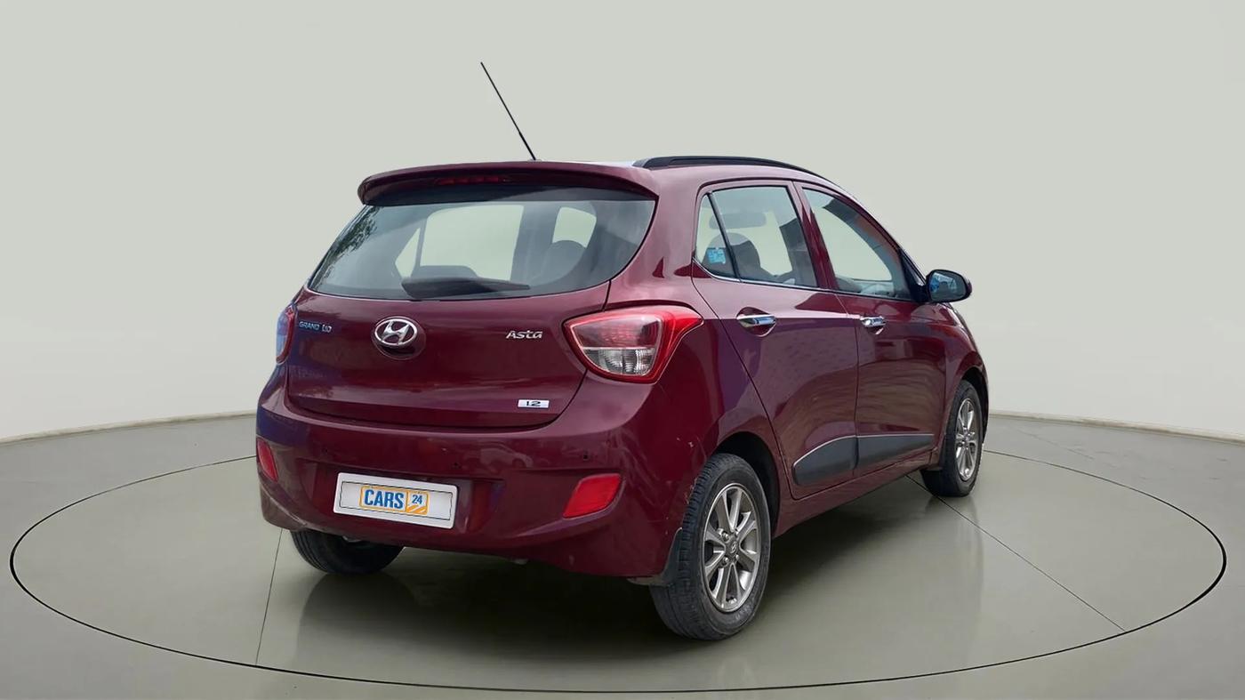 2016 Hyundai Grand i10 ASTA (O) 1.2 KAPPA VTVT, Petrol, Manual, 40,286 km, Right Back Diagonal