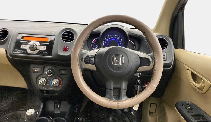 2015 Honda Amaze 1.2L I-VTEC SX, Petrol, Manual, 1,21,870 km, Steering Wheel Close Up