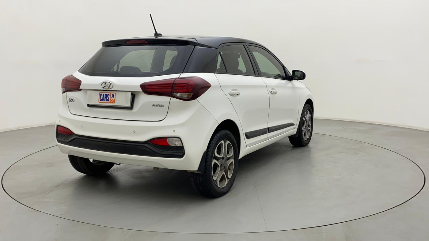2018 Hyundai Elite i20 ASTA 1.2 DUAL TONE, Petrol, Manual, 52,661 km, Right Back Diagonal
